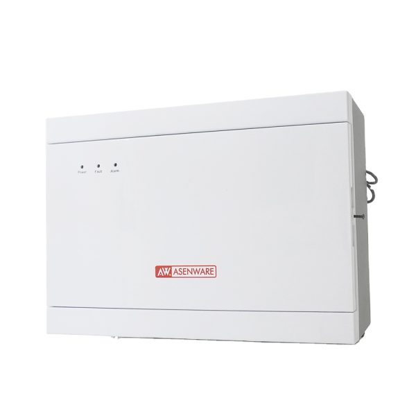 Sistema de detección de humo por aspiración de 2 zonas - Asenware Características del sistema de detección de humo por aspiración:
Sensibilidad: El detector de humo por aspiración AW-AS100 es extremadamente sensible para detectar pequeñas partículas de humo en la etapa temprana de la combustión y la detección temprana de peligros de incendio.

Preciso y sin falsas alarmas: el AW-AS100 adopta el principio de detección de cavidad láser y es extremadamente preciso en el monitoreo de partículas de humo.

Bajos costos de mantenimiento: Evite agregar consumibles como agua o filtros costosos. El sistema cuenta con una bomba de compresión integrada de alta eficiencia que permite la autolimpieza.

Gran área de detección: El valor teórico del área de detección de cada detector de doble tubo puede alcanzar los 1000 metros cuadrados.

Visualización del contenido de humo: después de que el terminal inteligente conecta el dispositivo, puede ver la forma de onda del contenido de humo del dispositivo, de modo que las personas puedan sentir intuitivamente la situación actual del humo y facilitar ajustes oportunos.

Fácil de operar: Puede ingresar escaneando el código a través de la terminal inteligente, sin la necesidad de operarlo y configurarlo a través de las teclas, lo que brinda a los usuarios una gran comodidad.

Función de alarma multinivel: dividida en cinco etapas de alarma, a saber, alarma, alerta temprana, patrulla, alarma de incendio 1, alarma de incendio 2. Los valores de los parámetros en cada etapa se pueden configurar según las necesidades del cliente, lo que es conveniente para que los usuarios ajusten los parámetros en el sitio.

Una variedad de configuraciones rápidas: hay opciones de configuración rápida para la sensibilidad al humo, lo cual es conveniente para que el personal en el lugar pueda ajustarlo.
Función de personalización de parámetros: se puede ejecutar según los parámetros personalizados del cliente.

Función de autoaprendizaje: recopila periódicamente las condiciones ambientales circundantes para su análisis automático, ajusta automáticamente los parámetros apropiados y facilita el uso del cliente.

Entrada de alarma especial: A través de la señal externa, el micro-know se puede utilizar para ejecutar los parámetros de alarma establecidos por el cliente.

Función de consulta de alarmas históricas: se pueden guardar 30.000 alarmas históricas.

Función de grabación de eventos: puede guardar registros de operaciones en el sitio para consulta en segundo plano.

Función de caja negra: Cuando el equipo falla, puede mantener un registro de todos los parámetros de configuración y parámetros de operación en el último momento para que el cliente pueda localizar el evento.